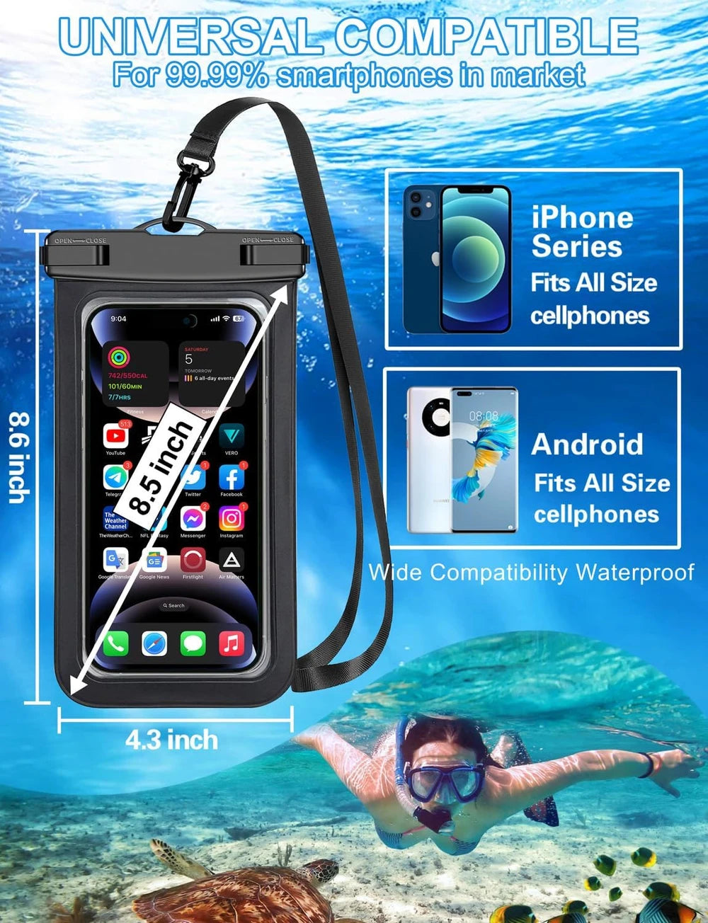 Funda Impermeable Para Teléfono