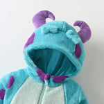 Hooded Fleece Baby Jumpsuit