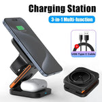 Foldable Magnetic Wireless Charging Station